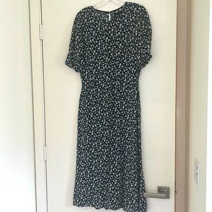 Reformation Blue Midi Dress
